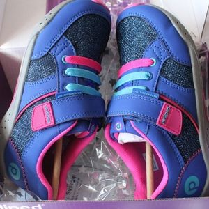 pediped Justice Blue Fuchsia sneakers